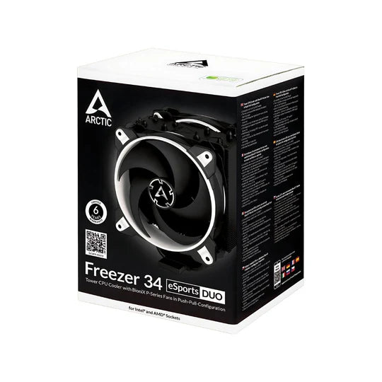 Arctic Freezer 34 eSports DUO CPU Cooler White Arctic Freezer 34 eSports DUO CPU Cooler White